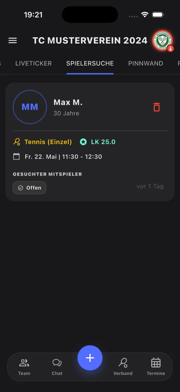 Spielersuche