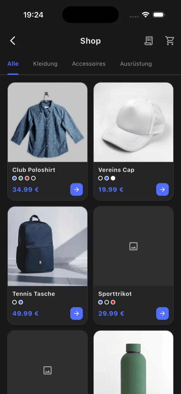 Vereinsshop